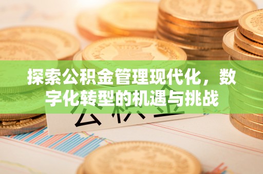 宽甸探索公积金管理现代化，数字化转型的机遇与挑战