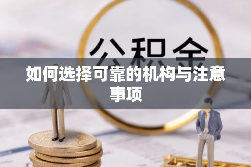 宽甸如何选择可靠的机构与注意事项