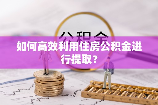 宽甸如何高效利用住房公积金进行提取？
