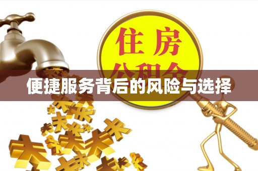 宽甸便捷服务背后的风险与选择